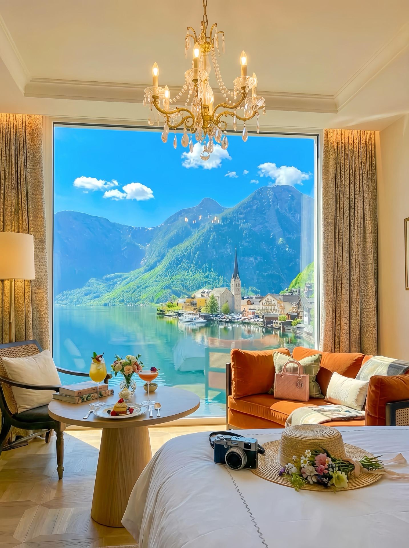 Fuschl! Staying in a lakeside castle in Austria