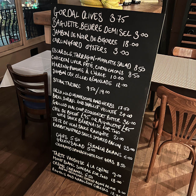 Hidden French restaurant in central London