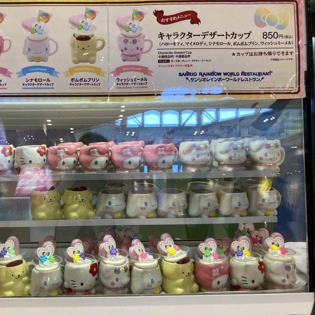 サンリオピューロランド　フードコートが可愛い！