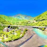 谷瀬の吊り橋
