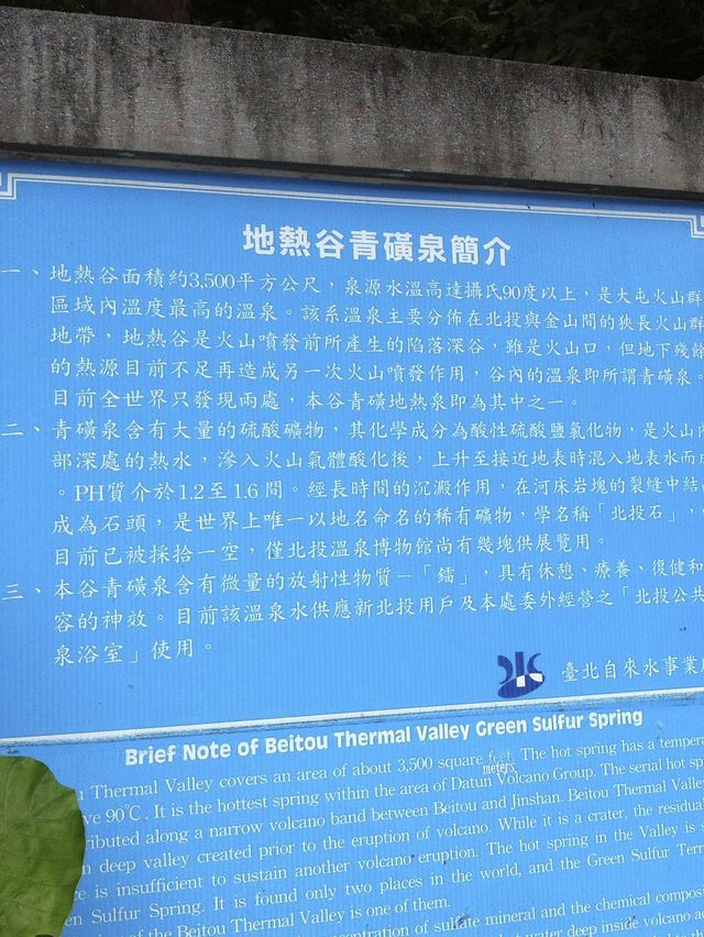 迷霧中感受溫泉地熱的北投地熱谷公園