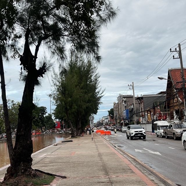 ถนนคนเดินท่าแพ 🌧️🍃