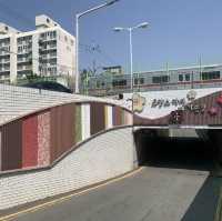 경남의 벚꽃명소 중 하나인, 진해 여좌천로망스다리