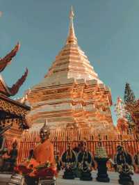 🙏 ไหว้พระเสริมสิริมงคลกันที่วัดพระธาตุดอยสุเทพ 🌄🍀