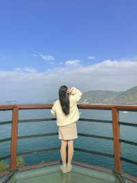 산과 바다를 모두 볼 수 있는 케이블카!