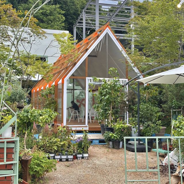 모네의 정원을 모티브로 한 ☕️라메종지베르니✨