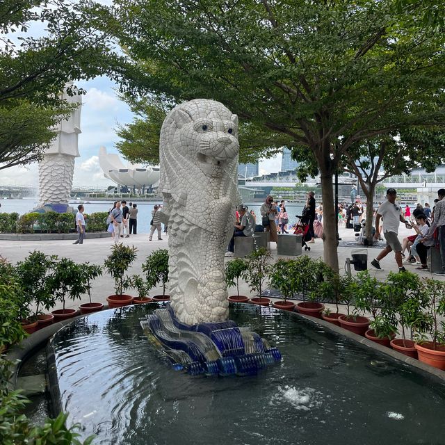 絶対見に行きたい！🇸🇬マーライオン公園