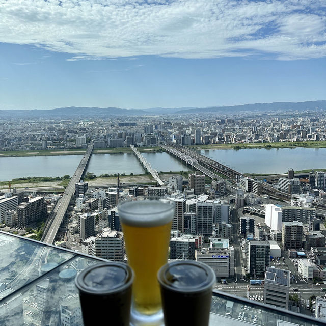 오사카의 바람을 느끼는 우메다 스카이 빌딩 공중정원 전망대🇯🇵☁️