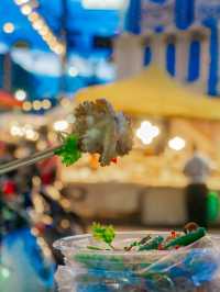 เดินเล่นหาของกินยามค่ำคืนที่ตลาดโต้รุ่งหัวหิน