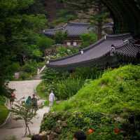 Beautiful view of Hwaamsa Temple 