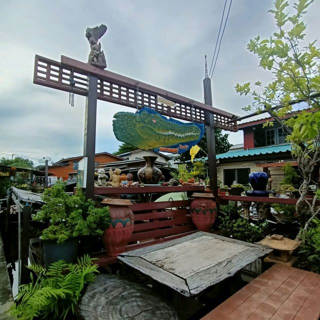 ชมตลาดเก่าหัวตะเข้ ชุมชนริมน้ำ