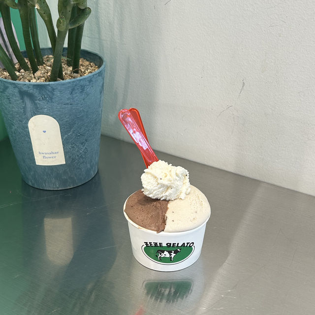 【韓国🇰🇷光州/カフェ🍨】 ZEZE GELATO 제제젤라또
