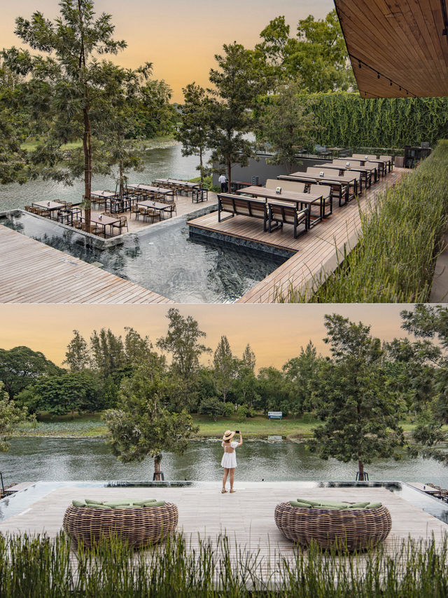 Keeree Tara Riverside ร้านอาหารวิวสวย ริมแม่น้ำแคว