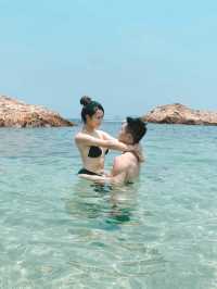 🇭🇰 香港竟然有絕美玻璃海｜綠蛋島🏖️