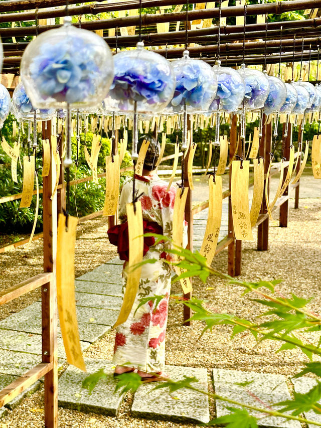 〜京都府綴喜郡〜 正寿院 6/1〜9/30まで！風鈴祭り開催中！🎐 2,000個の風鈴の音色、爽やか