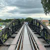 Iconic River Kwai Bridge in Kanchanaburi 🇹🇭