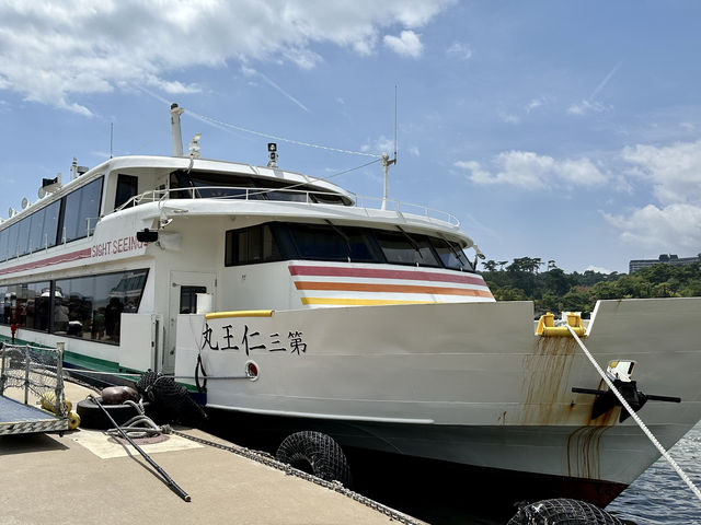 日本三景松島を巡る遊覧船