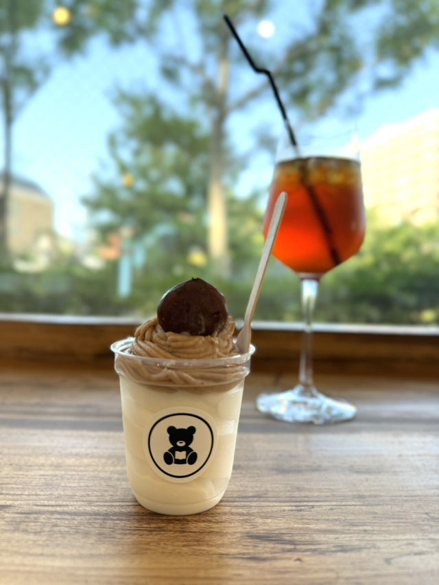 【北九州カフェ】図書館にあるくまさんが待つ落ち着いた可愛いカフェ🧸