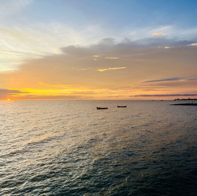 Serene Sunsets at Bangsaen Beach