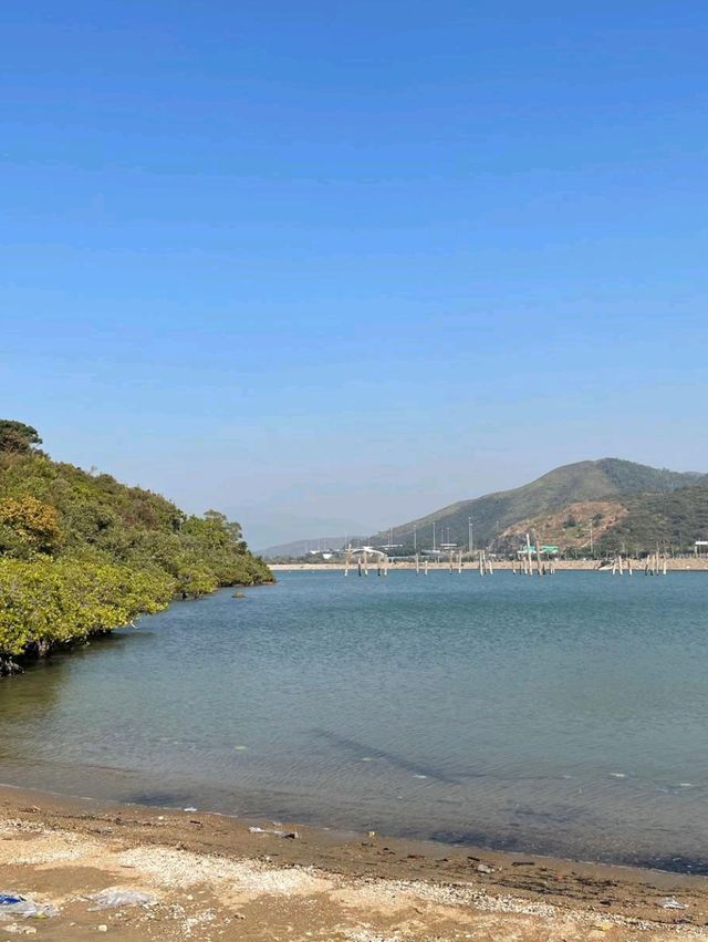 欣澳石灘：長索島港版天使之路