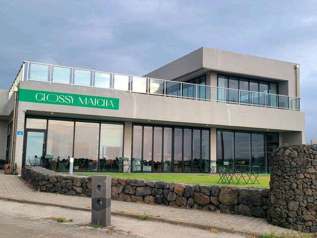 제주 글로시말차 오션뷰카페