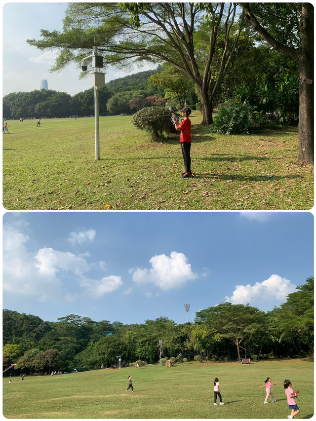 "深圳蓮花山風箏廣場：野餐放風箏的天堂" 🪁🌳🧺