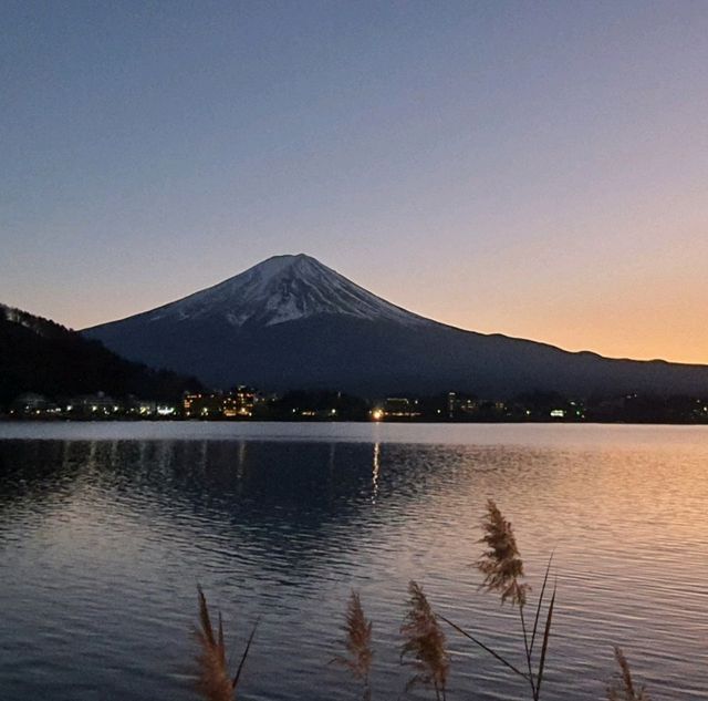 河口湖旅行欣賞絕美富士山景觀