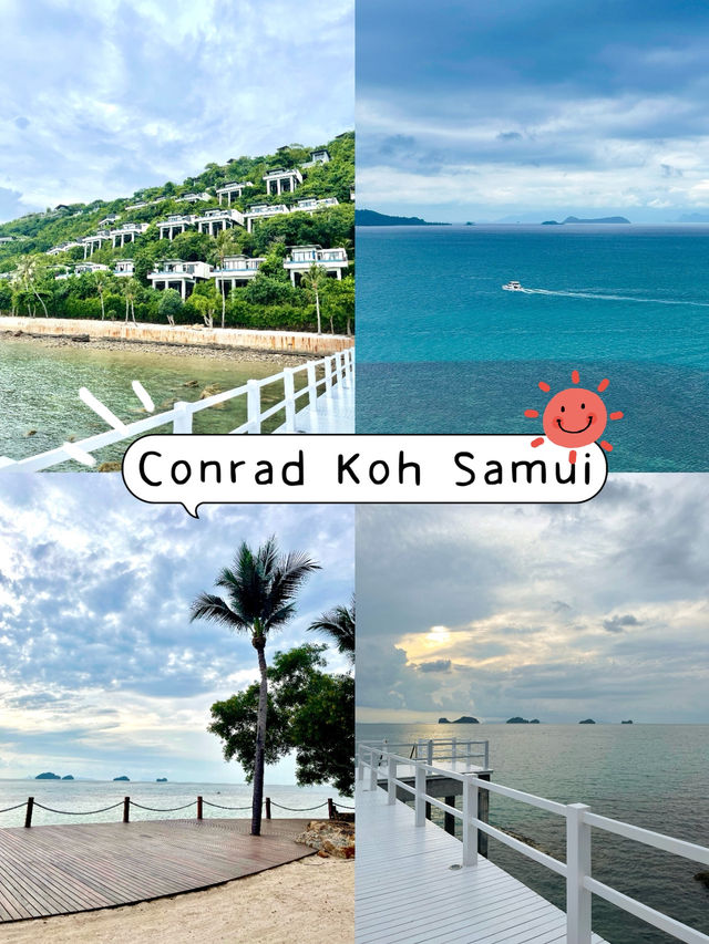 พักผ่อนพร้อมชมวิวทะเลที่ Conrad Koh Samui