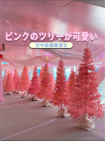梅田スカイビル🏙️空中庭園のクリスマス🤶🎄🩷 | Trip.com 大阪