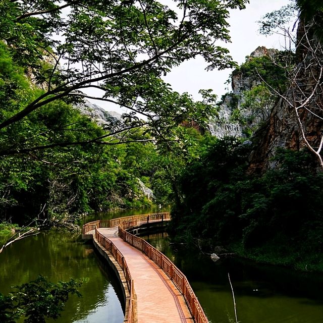 泰國叻丕_อุทยานหินเขางู 蛇山國家公園_隱藏版石礦公園