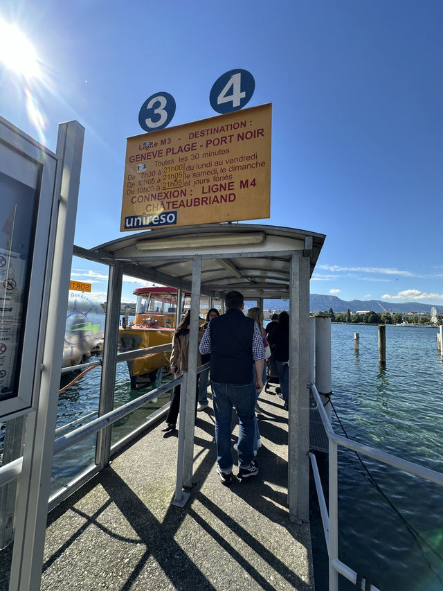 🇨🇭船河遊日內瓦湖⛲️近距離觀賞日內瓦大噴泉