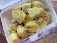 Finding a whole bunch of Durian sellers on the roads of Taungngoo 