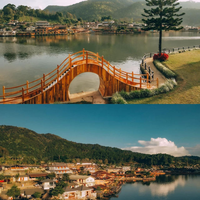 บรรยากาศดีๆ ที่บ้านรักไทย จ.แม่ฮ่องสอน 🛖🏮