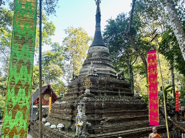 Unique temple in the wood 