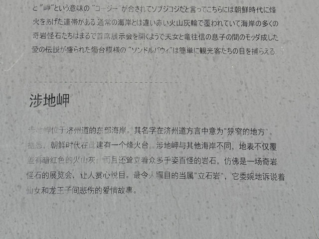 韓國 🇰🇷 濟州島 涉地可支
