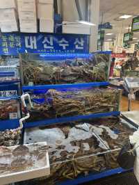 韓國水產市場吃現撈的生猛海鮮