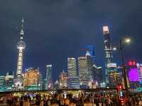 美麗的上海外灘夜景