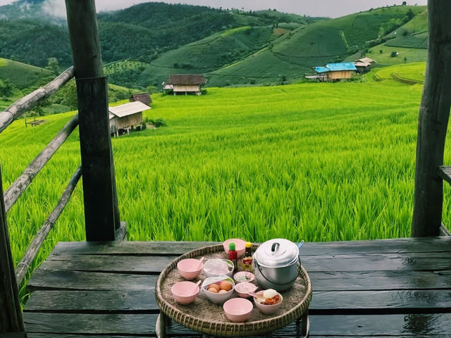 ป่าปงเปียง หมู่บ้านเล็กๆ บรรยากาศเงียบสงบ