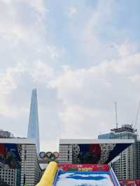 A Stroll Through Olympic Park's Peace Plaza and a Taste of Cheongwaok 