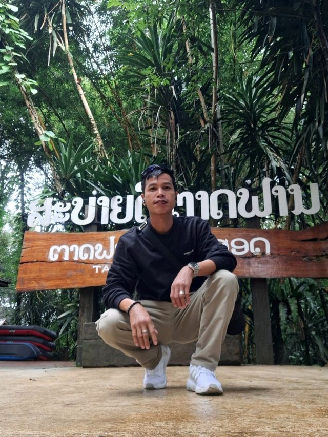 ทริปนี้ที่ลาวใต้ zipline Tad fane waterfall.