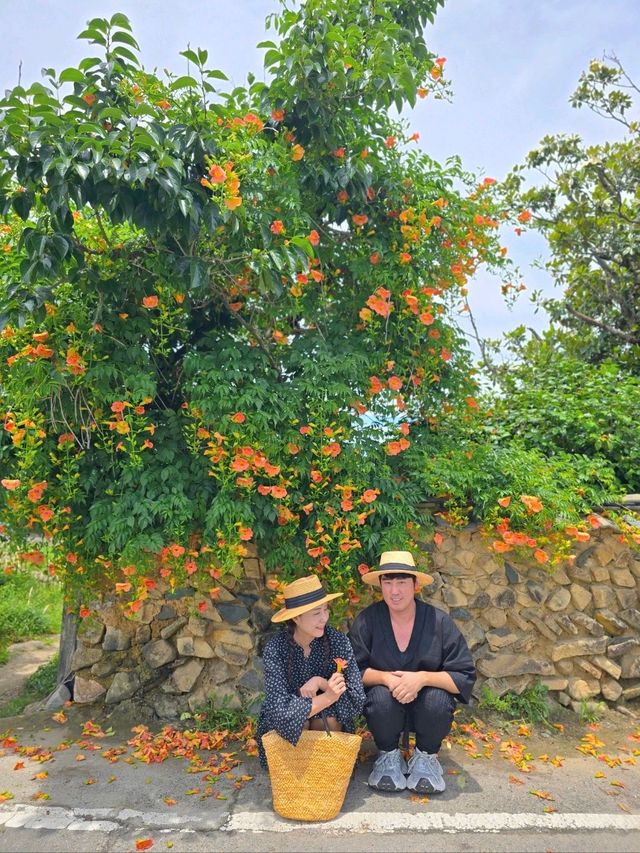 여름꽃 능소화가 예쁘게 핀 구례카페🧡