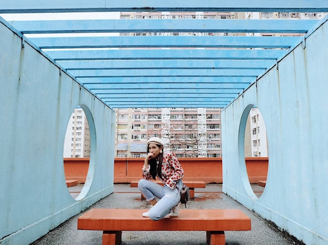 จุดถ่ายรูปสุดฮิต Lok Wah South Estate Parking