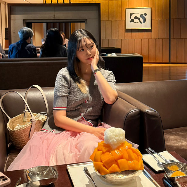 더 오르기 전에 드세요! 신라호텔 망고빙수