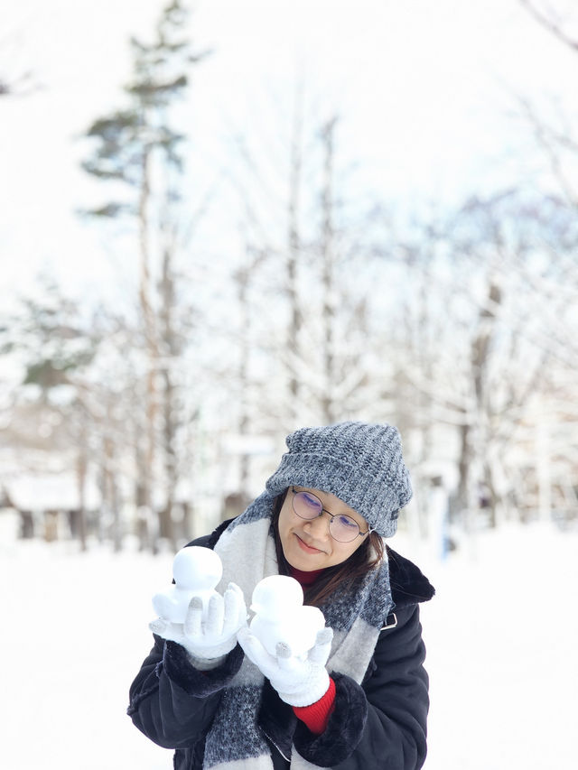 ❄️ Snowy Escape at Nakajima Park, Sapporo 