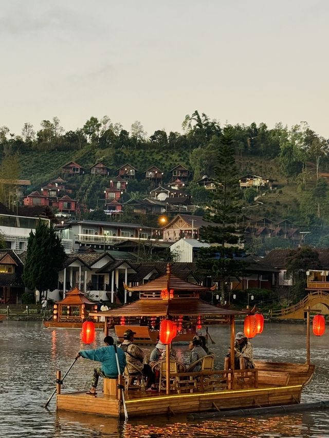 🌄 Lost in the Mist: A Magical Morning Boat Ride in Ban Rak Thai 🛶