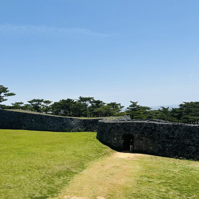 Ancient Walls & Blue Skies: A Walk Through Zakimi Castle Ruins