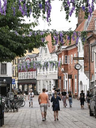 [โอเดนเซ] เดินเล่นชมถนนที่สวยงาม