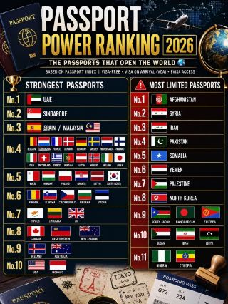 🌍 Your Passport Can Decide How Far You Can Travel ✈️