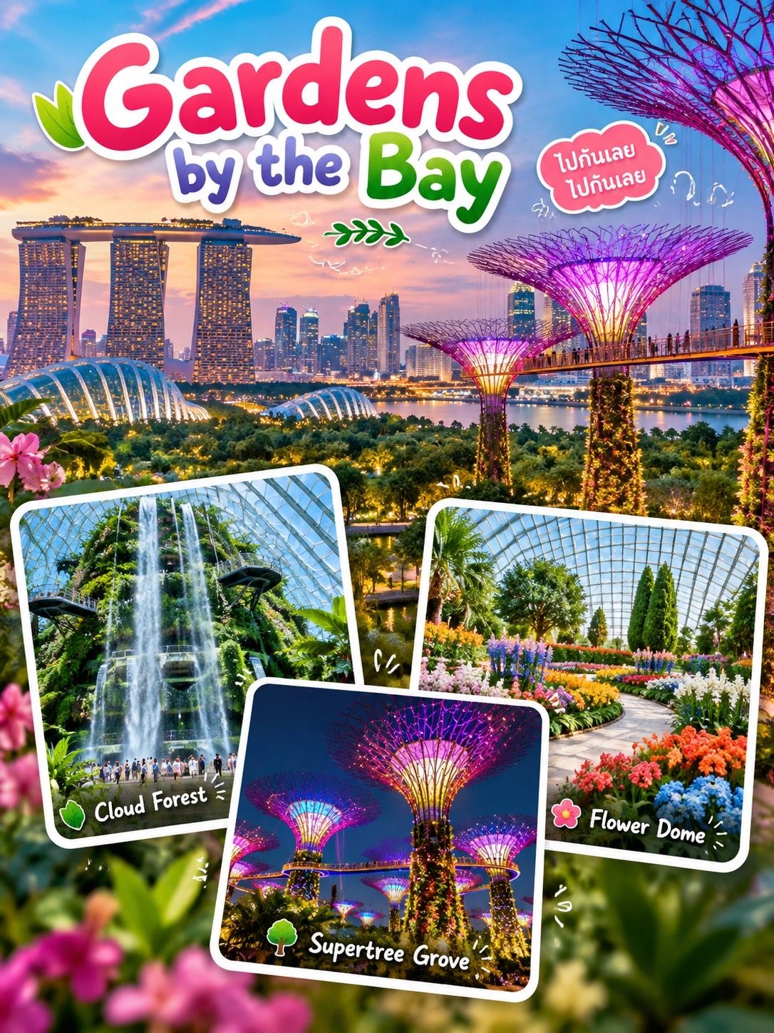 🌿 Visit Gardens by the Bay — Singapore. A complete and fun trip! Let's go!
