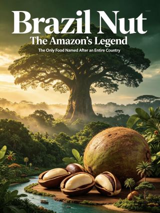 🇧🇷 The Brazil Nut — Amazonian Legend in a Shell! 🌳✨